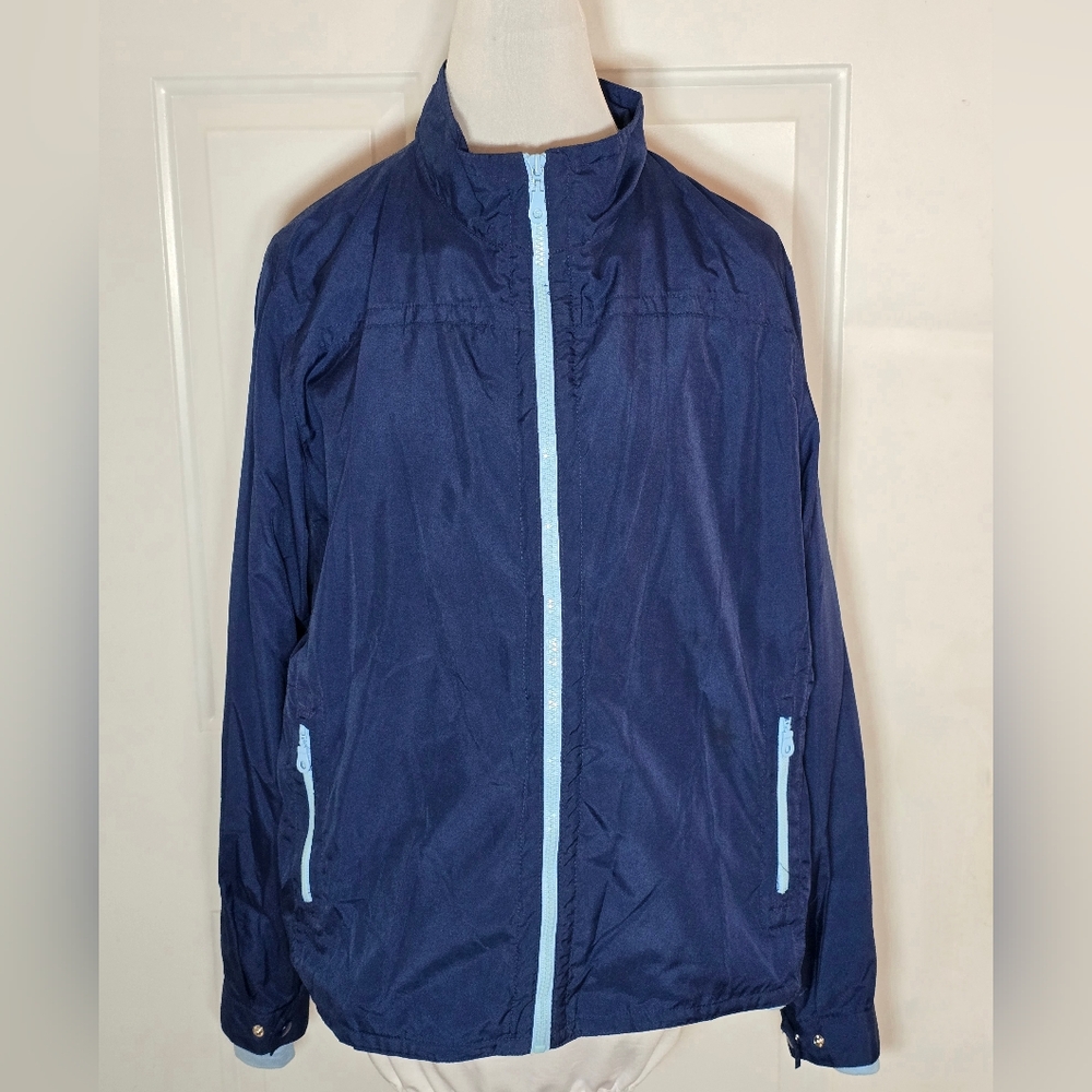 Athletic Works Blue Lightweight Jacket Women's XL 16/18